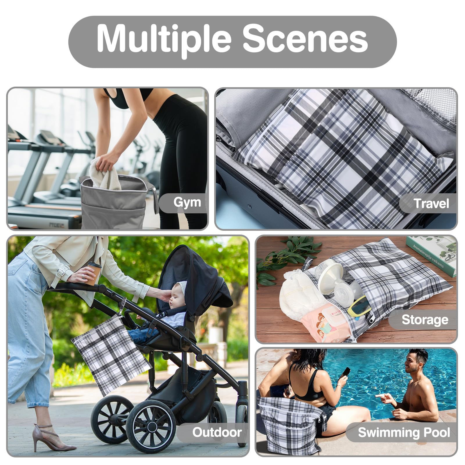 eaxin plaid fabric is durable, resistant to tears and fading after repeated washes