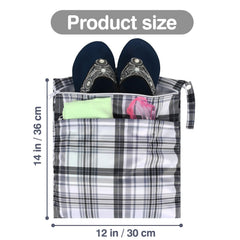 eaxin wet bag plaid front pocket keeps small items organized for on-the-go days