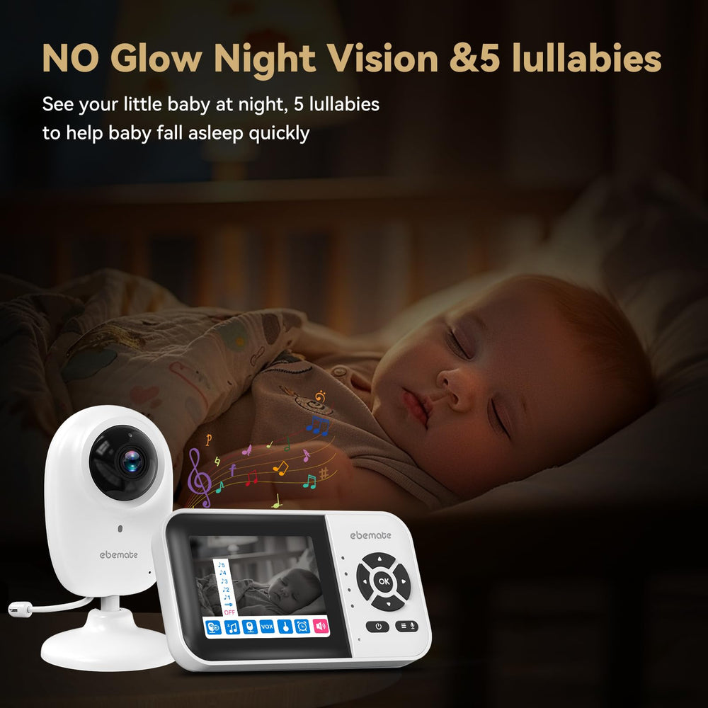 ebemate 2-way talk lets you soothe from another room