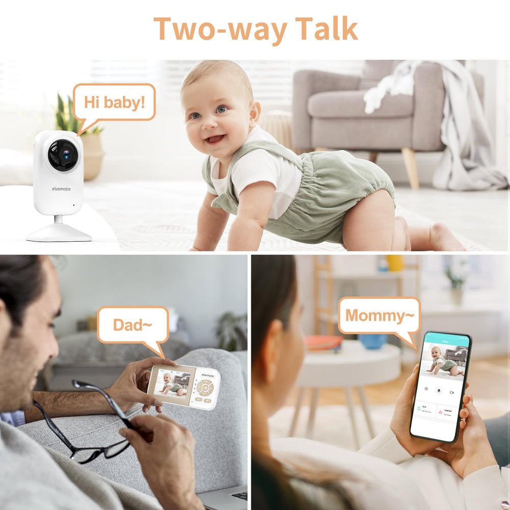 ebemate EBE28-2 1200 ft range for reliable in-home monitoring