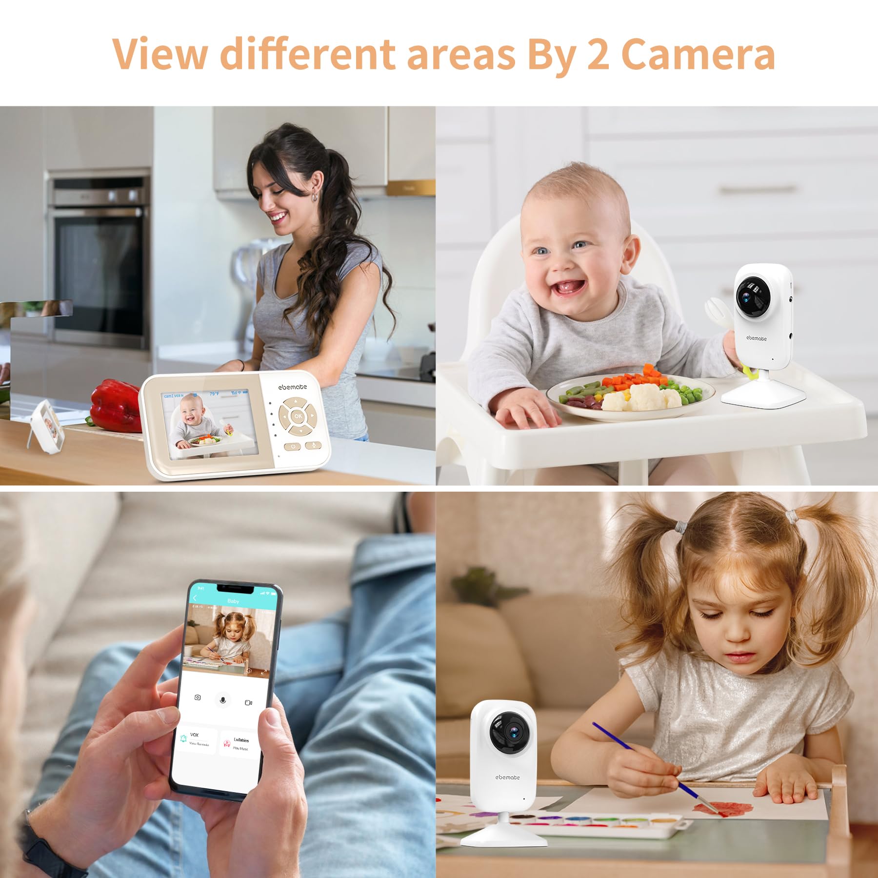 ebemate EBE28-2 2-way talk lets you comfort from anywhere