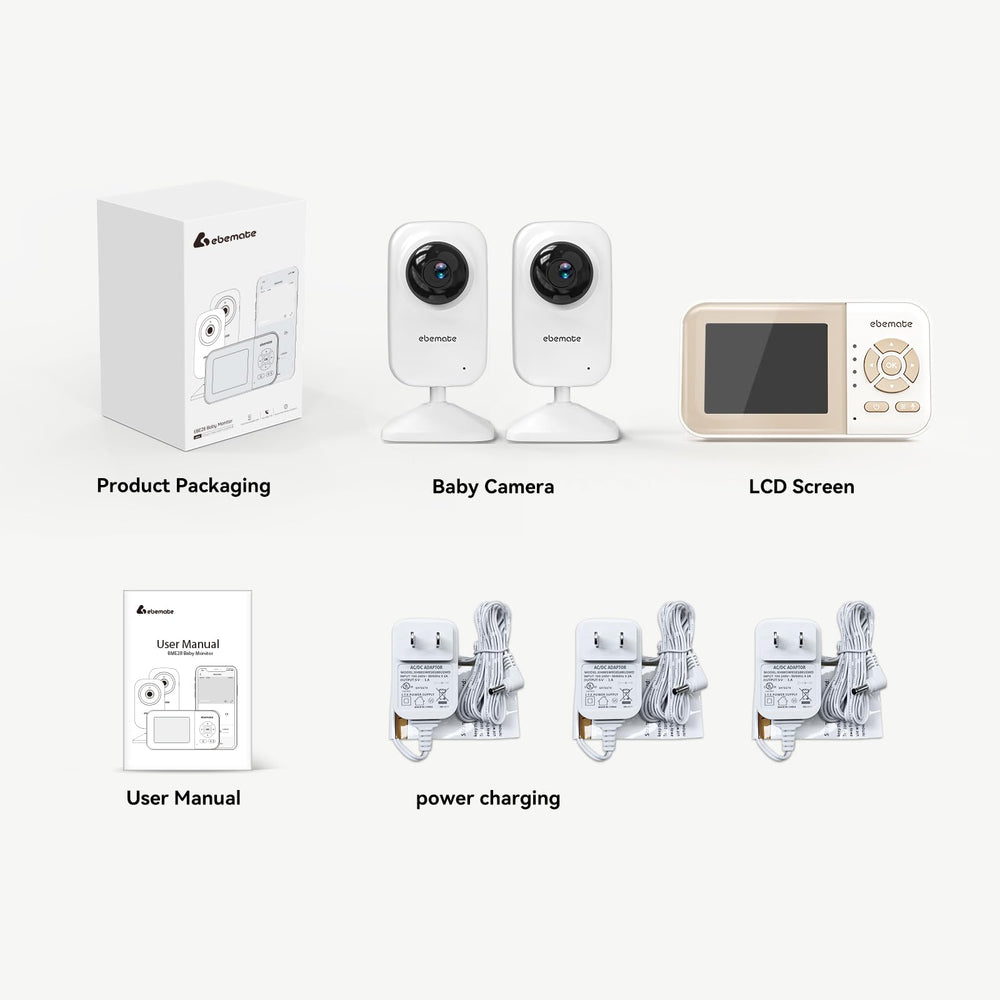 ebemate EBE28-2 supports local viewing or remote Wi-Fi viewing