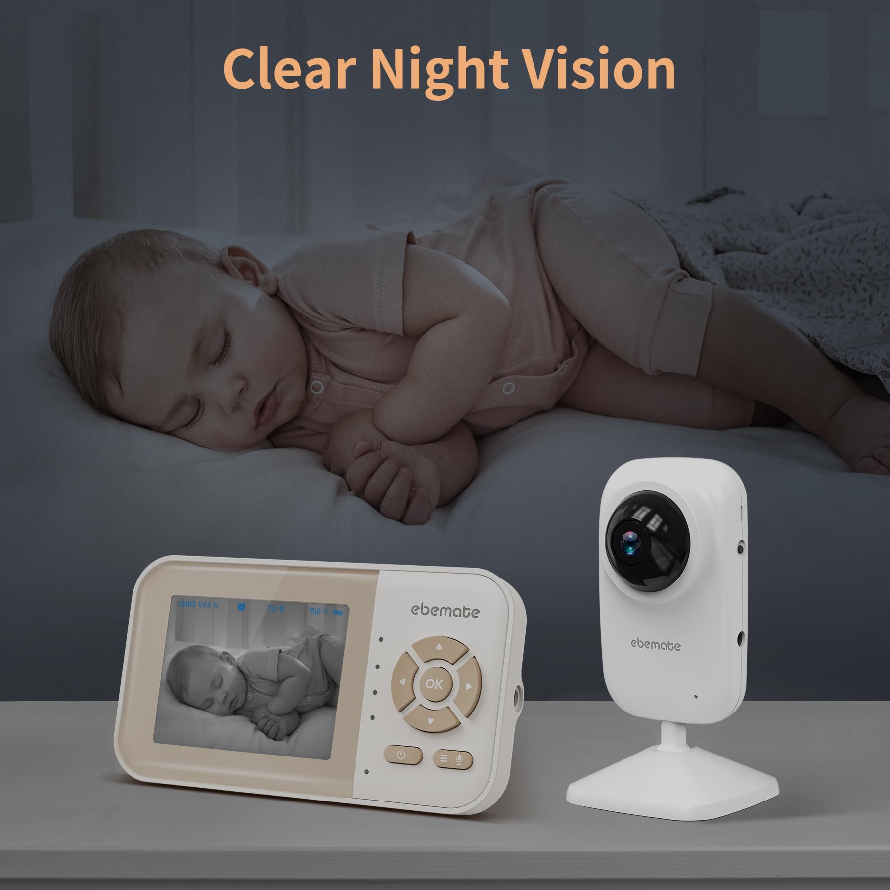 ebemate EBE28-2 Smart VOX mode saves battery during quiet periods