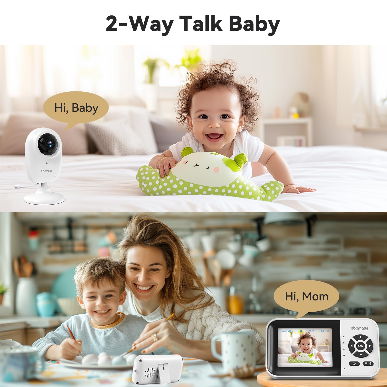 ebemate night vision 1080p no-glow helps nighttime checks
