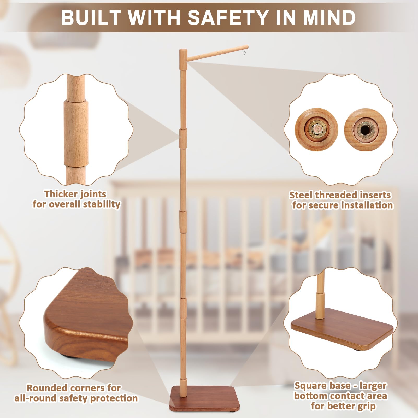 EBINGMIMA versatile nursery decor with DIY decoration options.