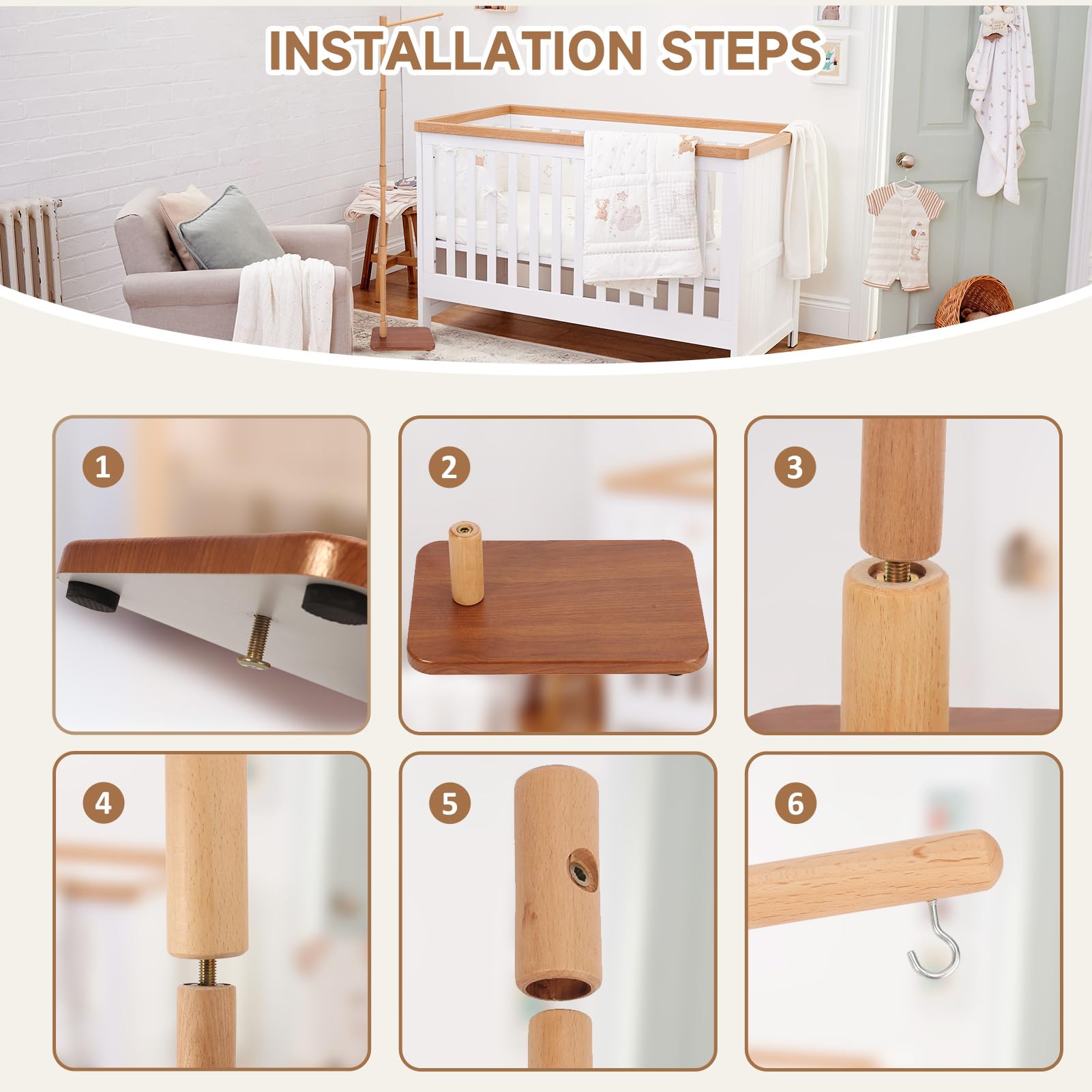 EBINGMIMA easy disassembly for compact storage when not in use.