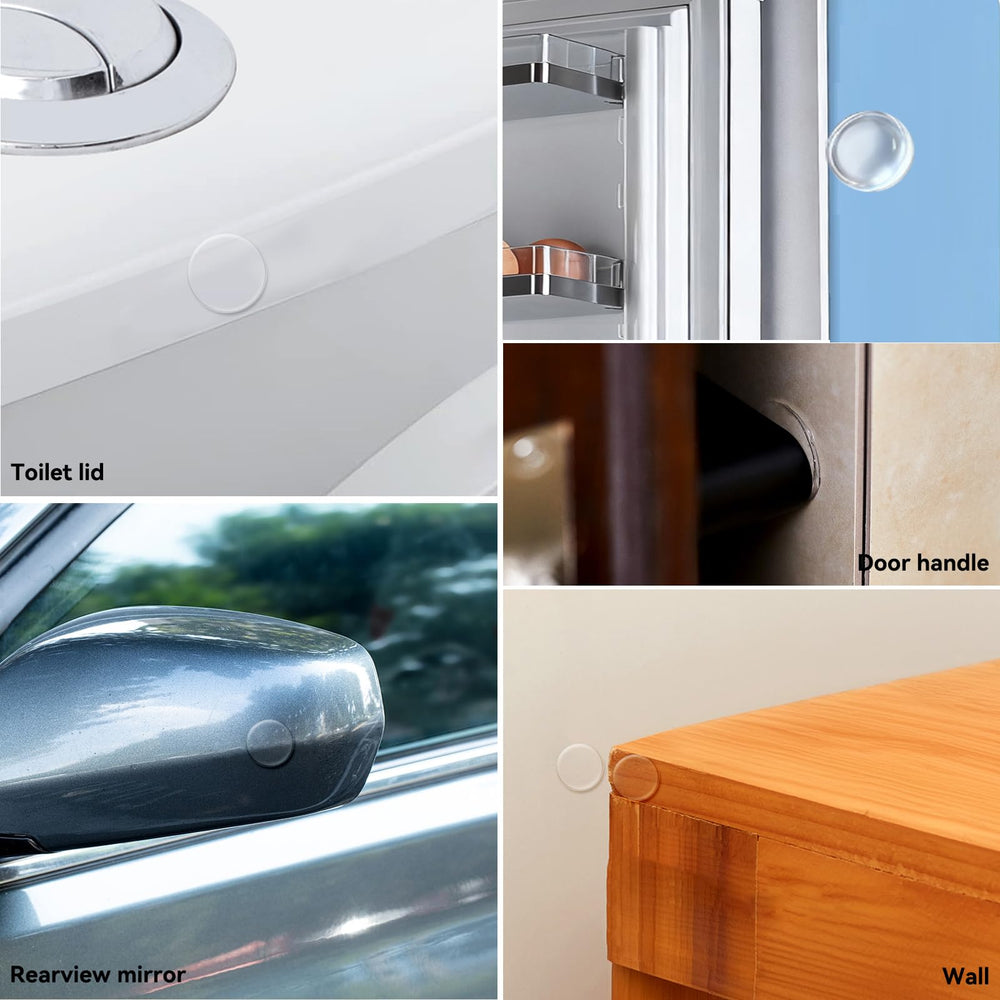 EBUKTUK fridge door bumper clear round 15mm guarding surfaces against contact