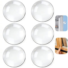 EBUKTUK round 15mm bumper with strong adhesive protects walls from door knob impact.