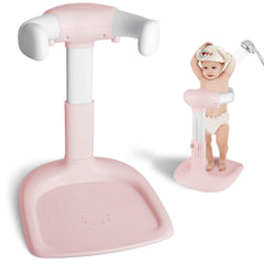 EC-Gaze Baby Shower Stand with adjustable height supports growing infants during bath time