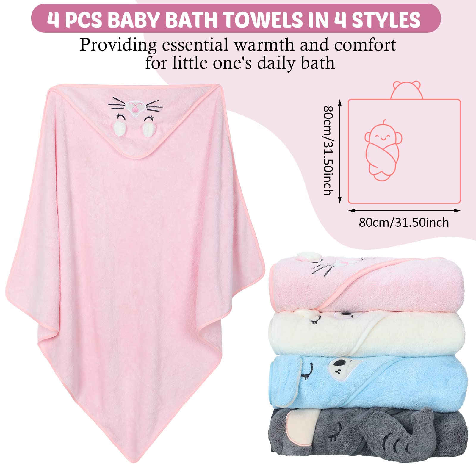 Eccliy puppy hood towel enhances bath time with playful charm and gentle texture.