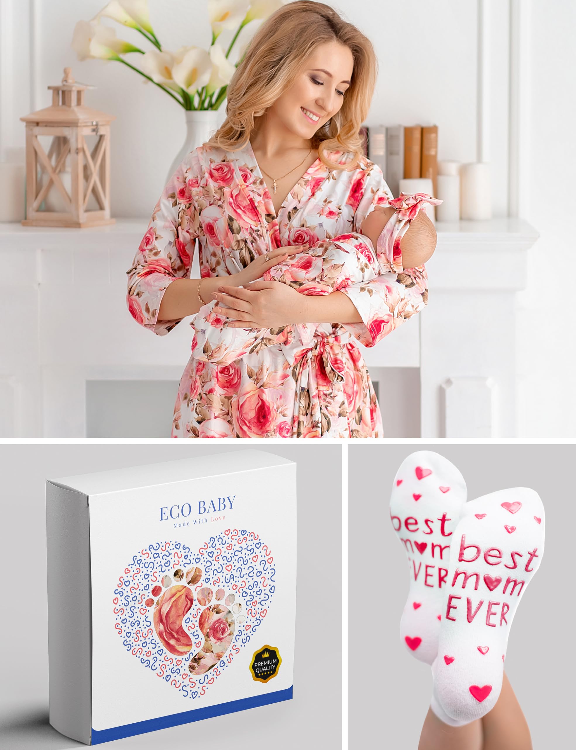 ECO BABY Made With Love gift-ready packaging for baby registry gifts.