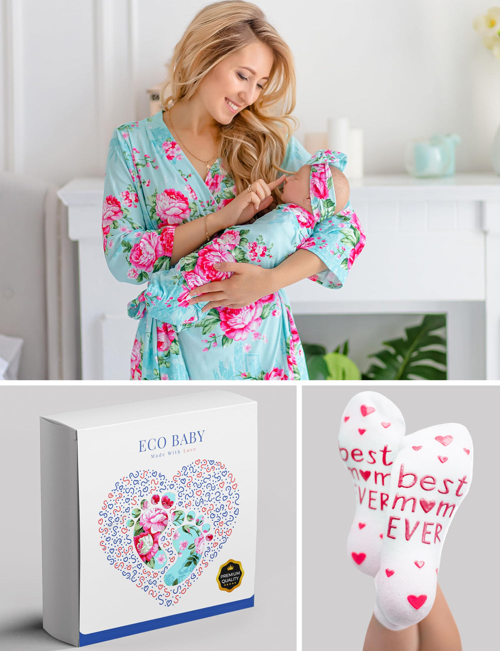 Matching mommy and baby outfit look from Eco Baby Made With Love