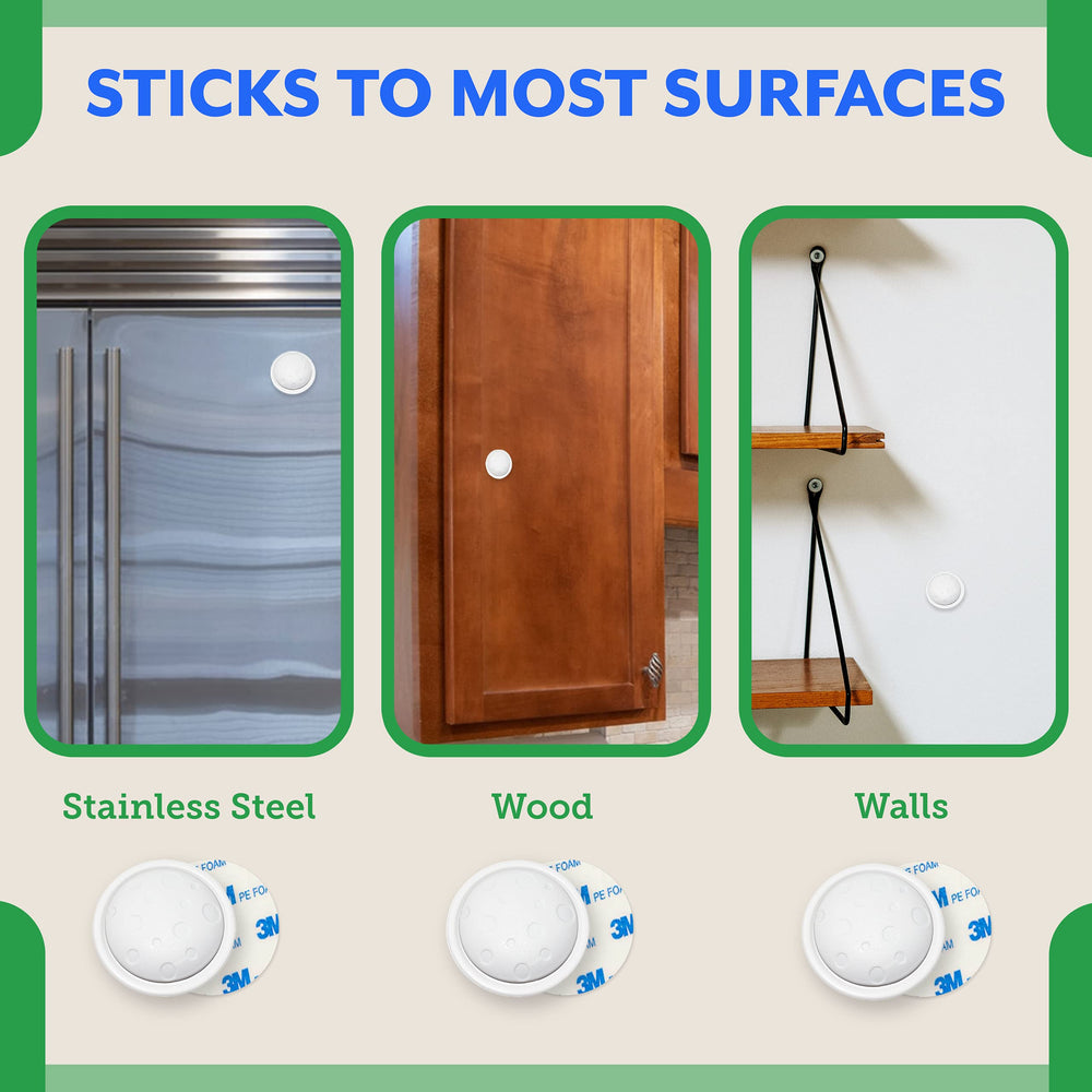 Eco-Baby includes 3 keys and 3 magnetic holders for versatile storage