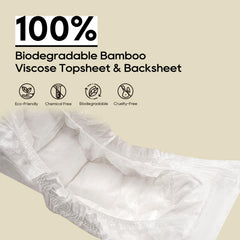 Eco Boom uses chemical-free pulp for gentle diaper performance.