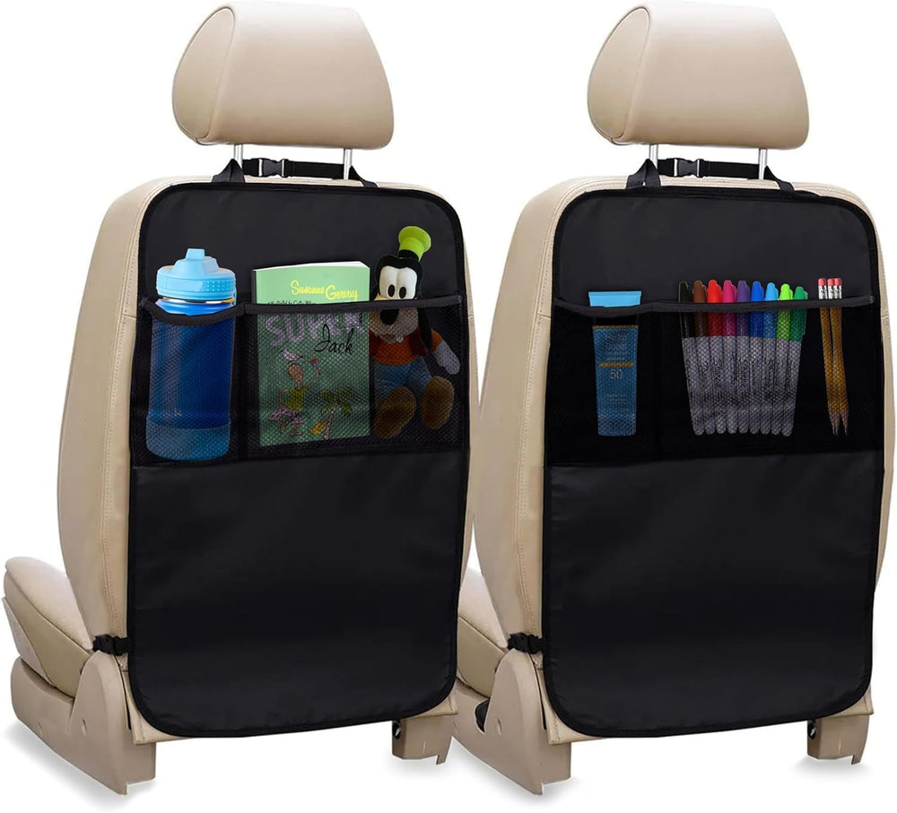 EcoNour back-seat-protector-kids-feet protects seats and contains messes on trips.