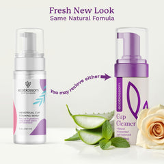EcoBlossom organic cleanser foaming for silicone menstrual cups.