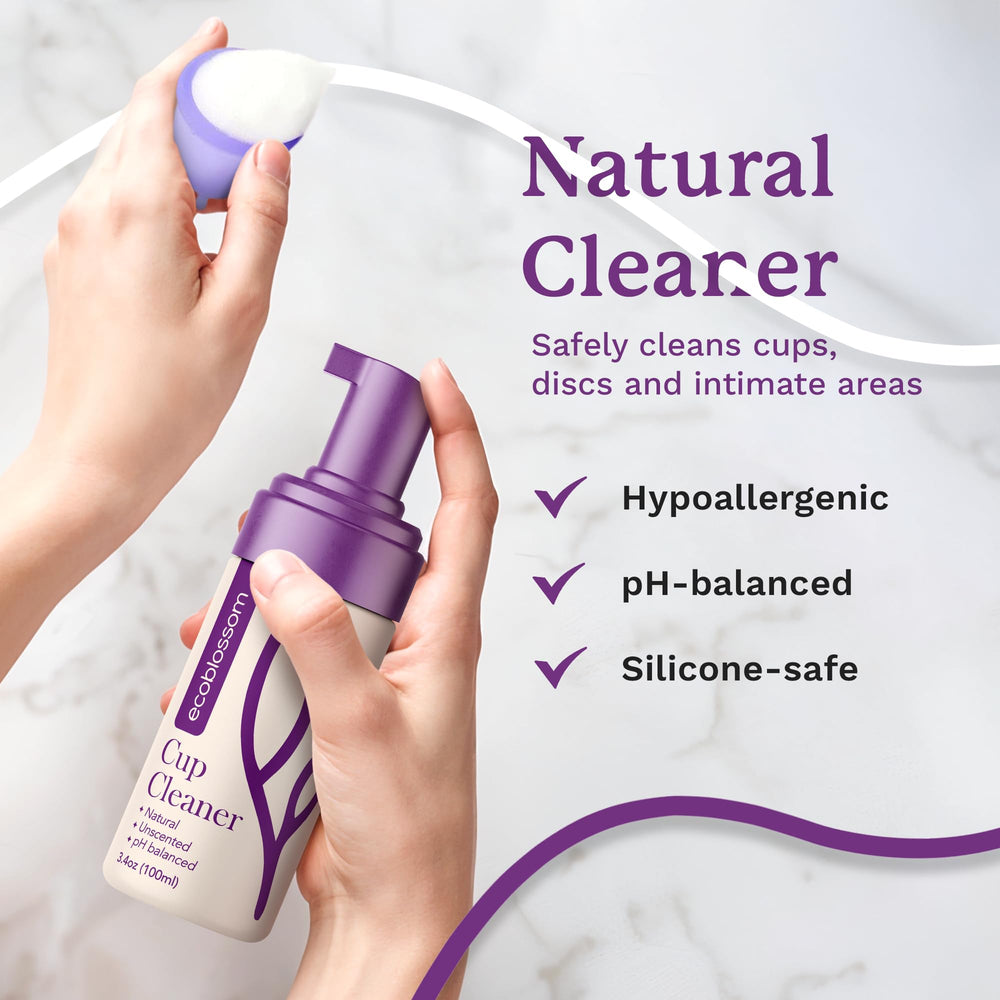 EcoBlossom portable 5 oz bottle ideal for on-the-go use.