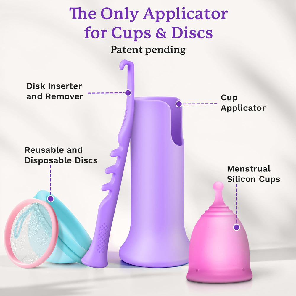 EcoBlossom applicator features a soft, comfortable design for gentle use.