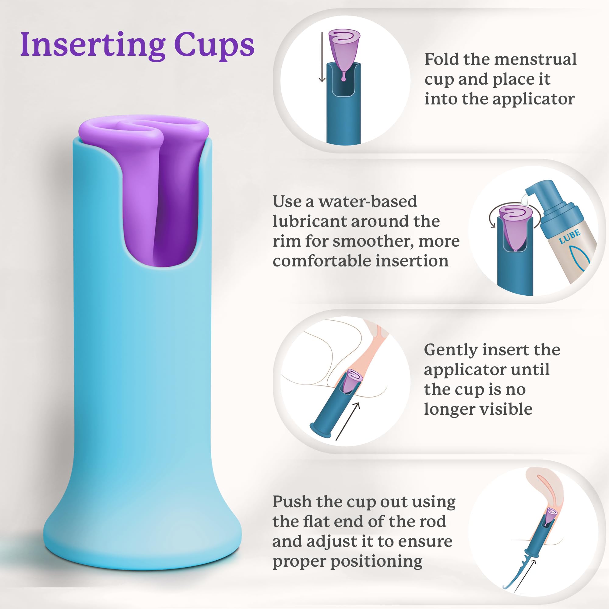 Medical-grade EcoBlossom applicator designed for safe, reusable use.