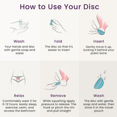 EcoBlossom leak-proof design protects underwear and clothing.