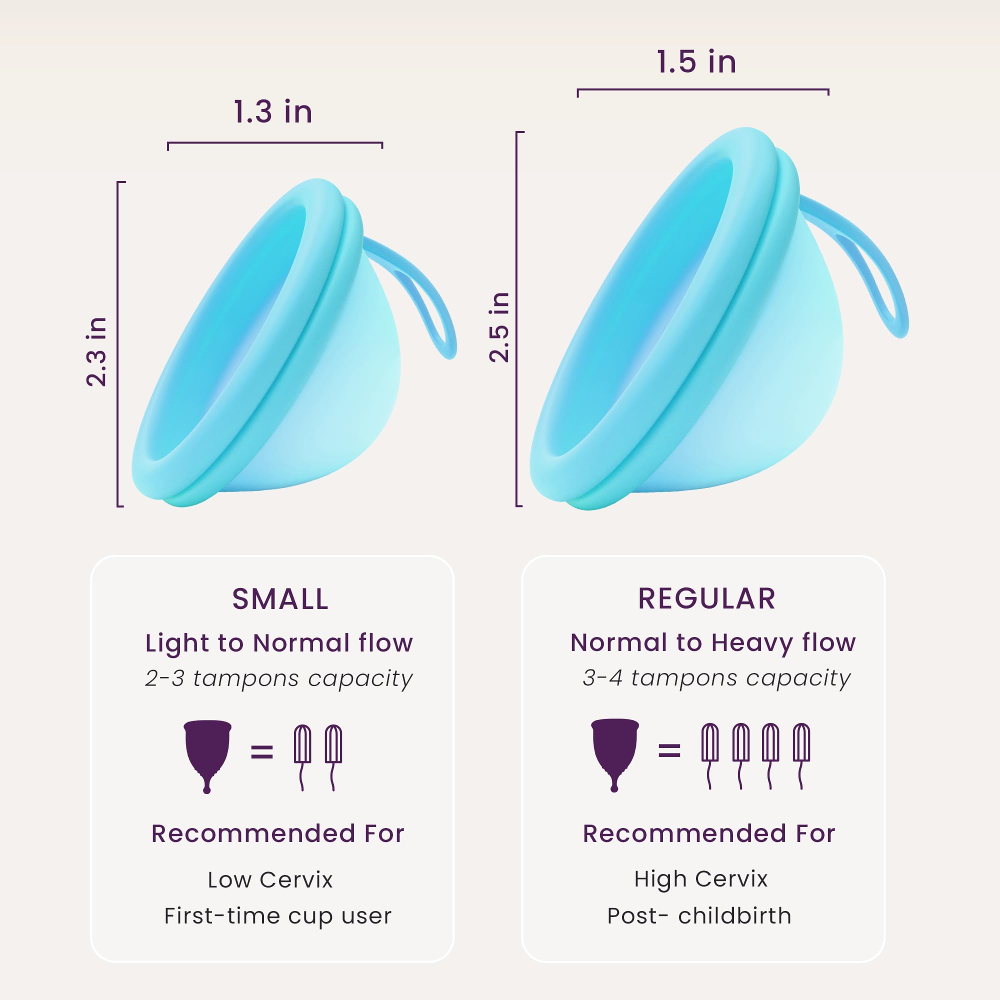 Safe and sustainable menstrual care alternative in everyday routine.