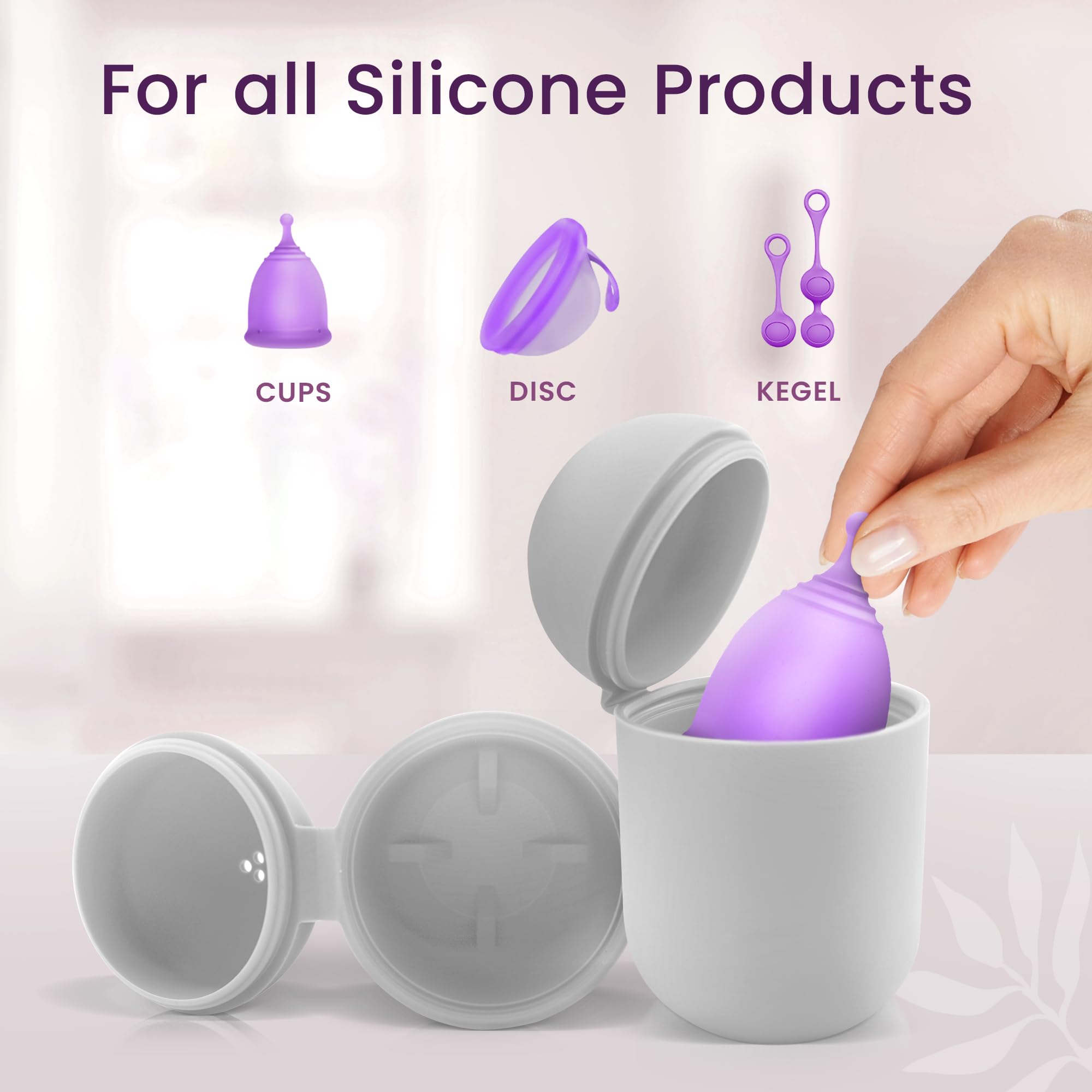 EcoBlossom food-grade silicone ensures durability and eco-conscious sterilizing.