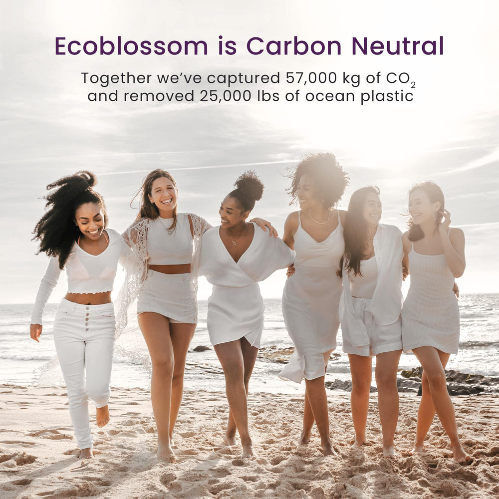 EcoBlossom medical-grade silicone signals safe, hypoallergenic material.