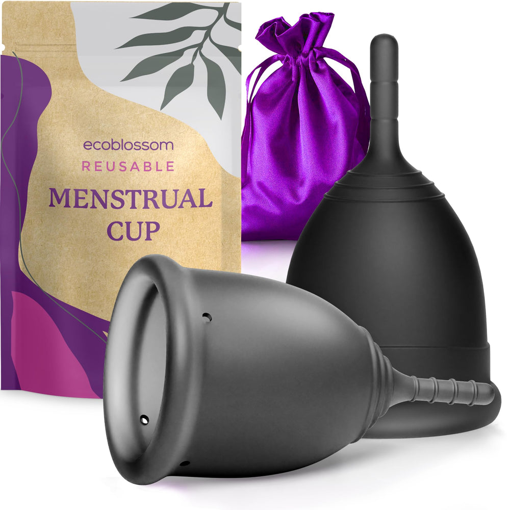 EcoBlossom menstrual cup small close-up for daily comfort and secure fit.