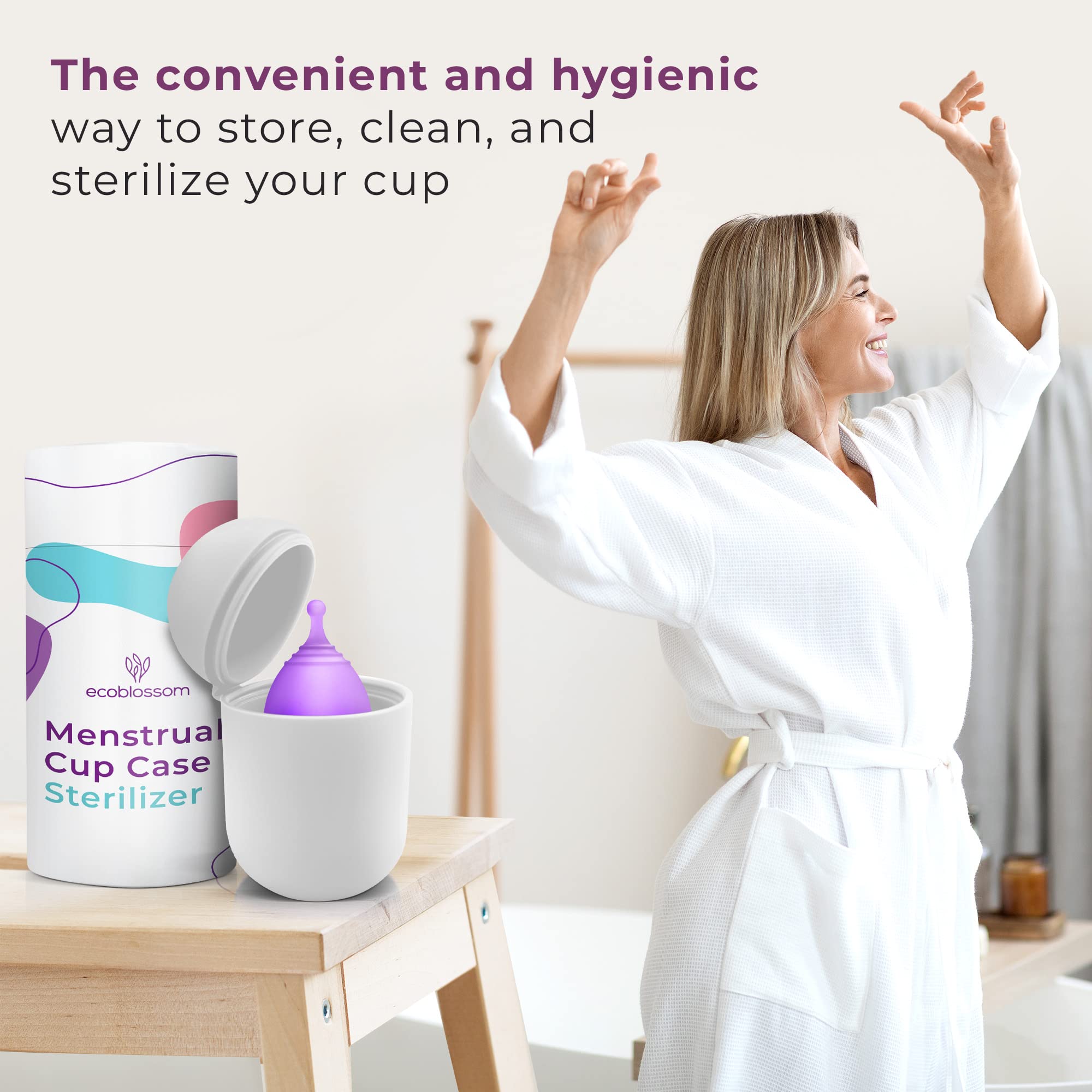 EcoBlossom portable cleaning container ideal for home and travel.