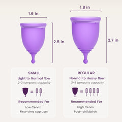 EcoBlossom reusable cup with round stem, side view, designed for all-day comfort.