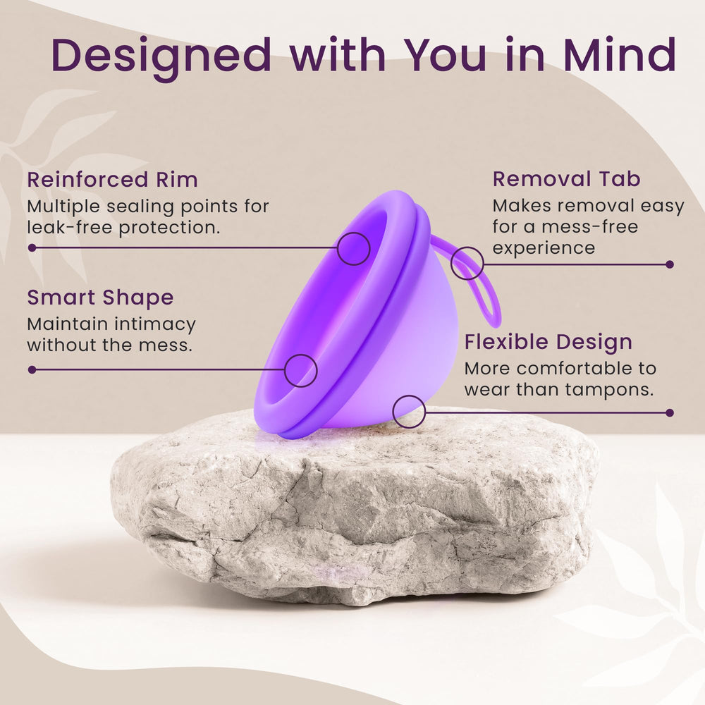 EcoBlossom small violet disc removal showing simple grip for cleaning