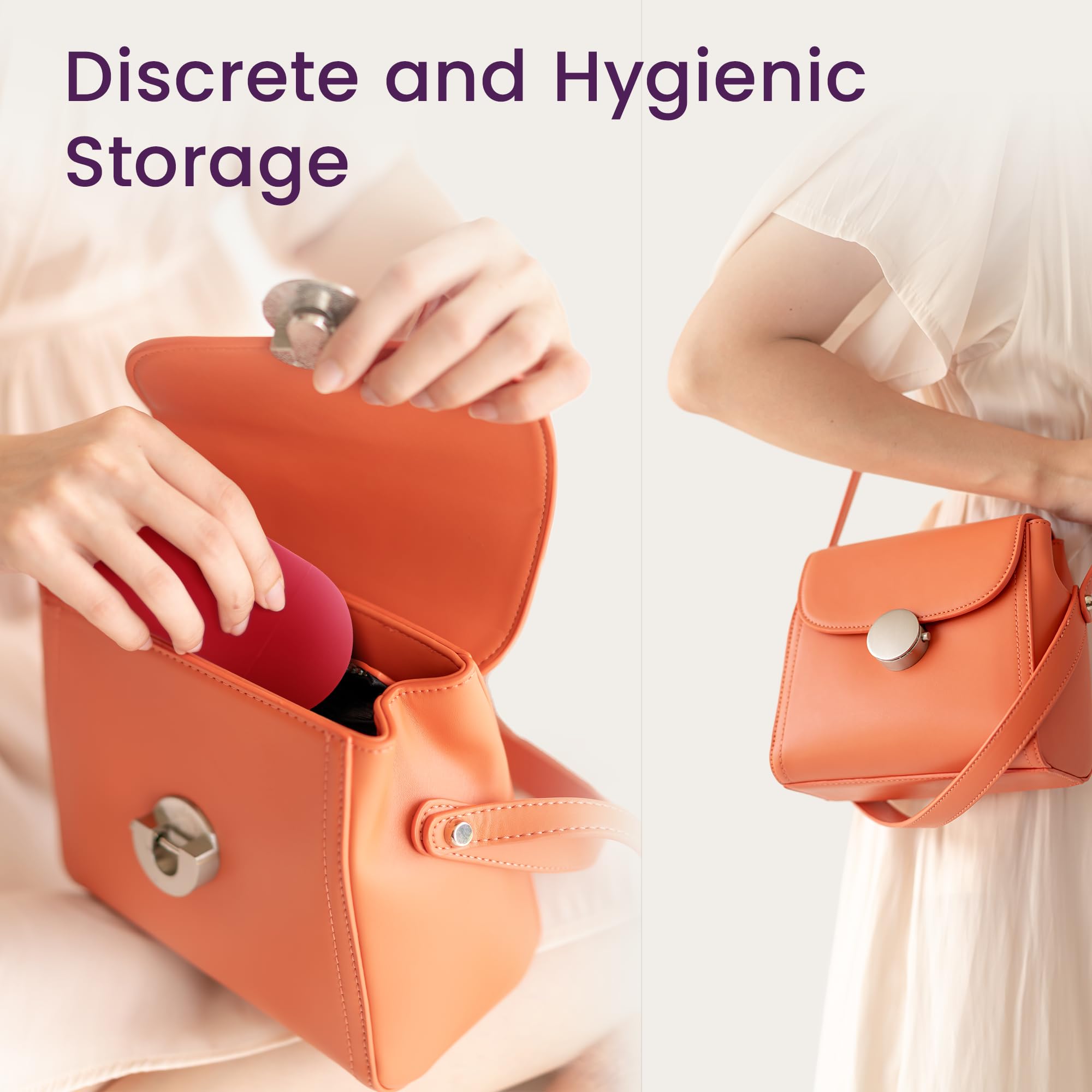 EcoBlossom rose case ideal for home or travel use.