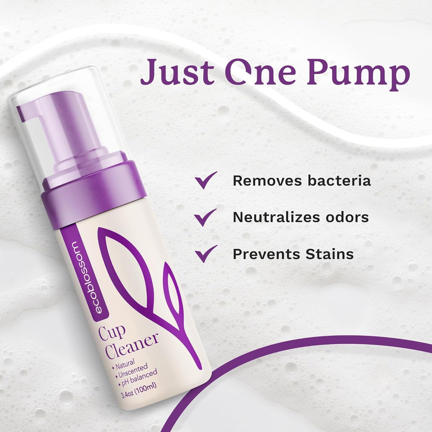 EcoBlossom soft medical-grade silicone feels gentle against skin.