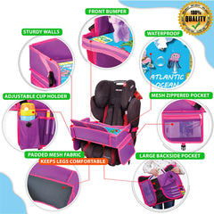 ECOFANTASY Tray side pockets keep small toys and snacks handy.