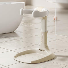 Ecoflarix adjustable baby shower stand with anti-slip base for safer bathtime
