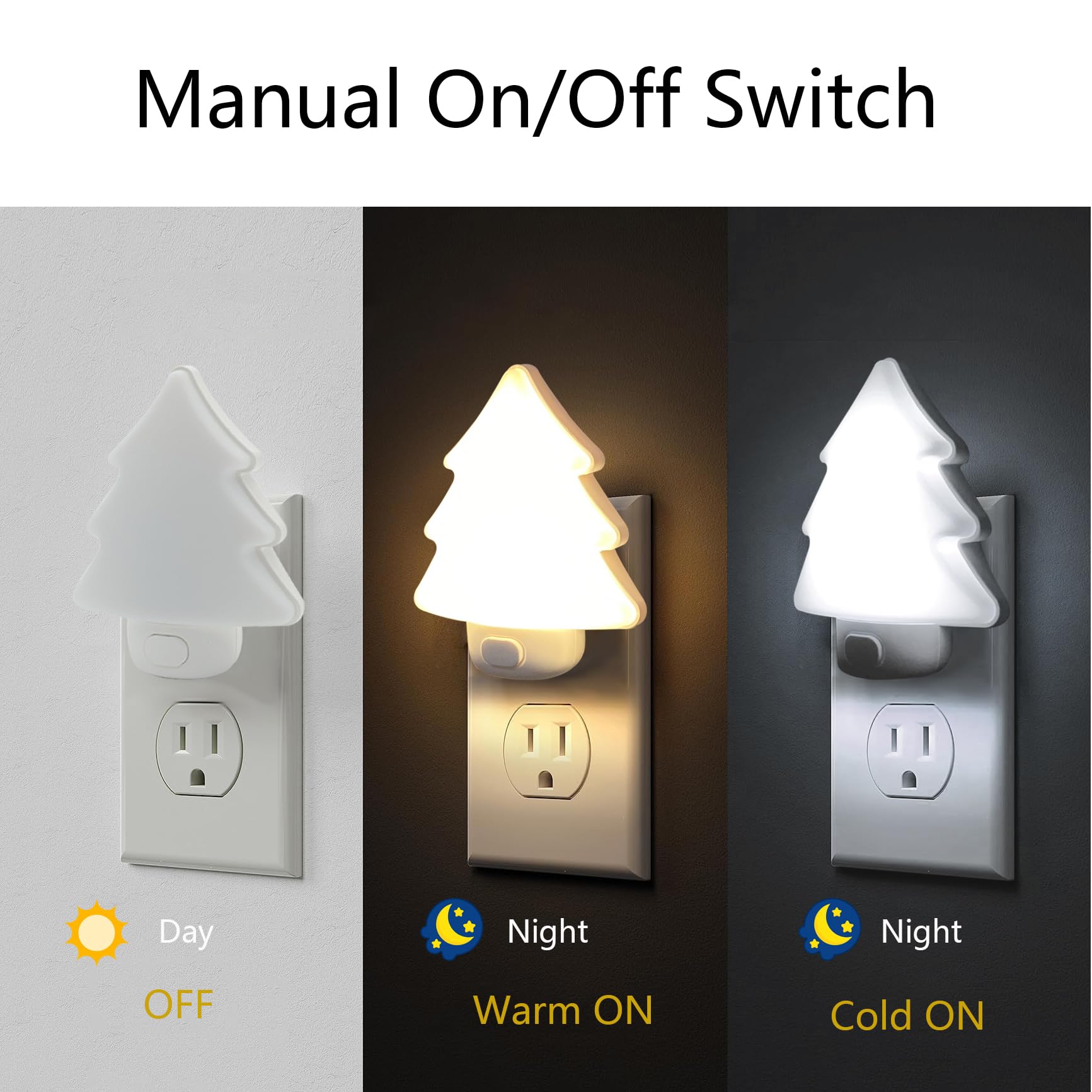 EcoGehen dimmable night light offers warm and cool modes for versatility.