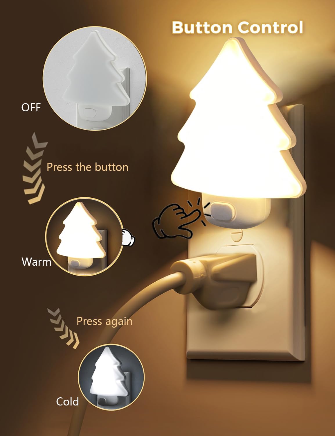 EcoGehen energy-efficient night light uses only 0.86W, saving energy.