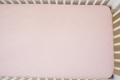 Ecolino standard crib-fit sheet fits standard cribs and toddler mattresses.