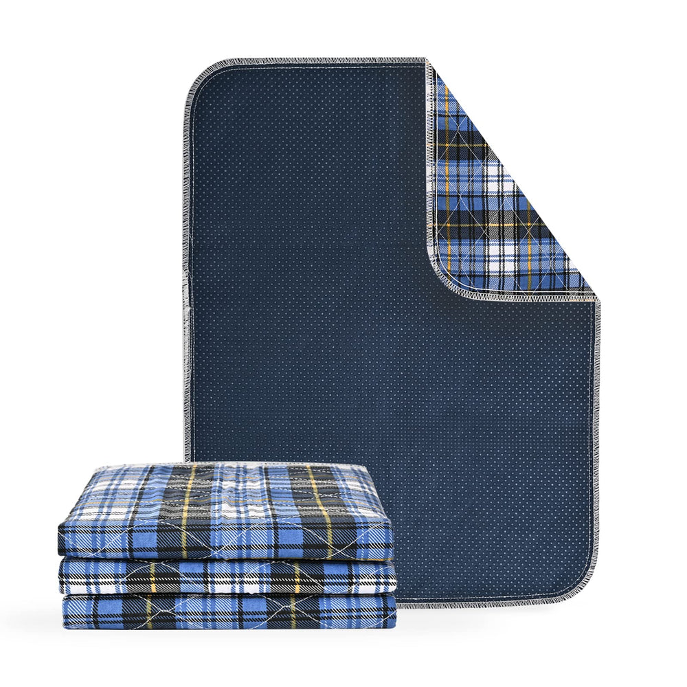 ECONAZOLE washable bed pad folded for easy storage and reuse