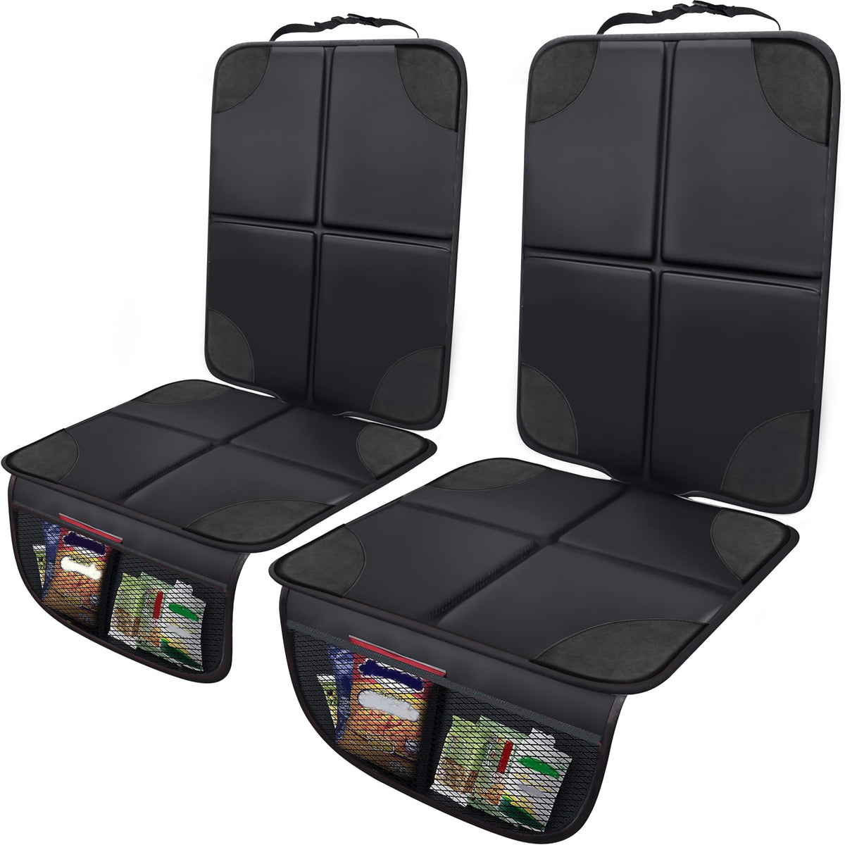 EcoNour car seat protector backrest coverage with thick padding