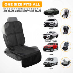EcoNour car seat protector seat coverage in waterproof fabric