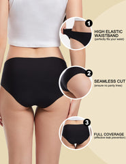 EcoPeriod cotton liner detail demonstrates breathable, dry all day wear