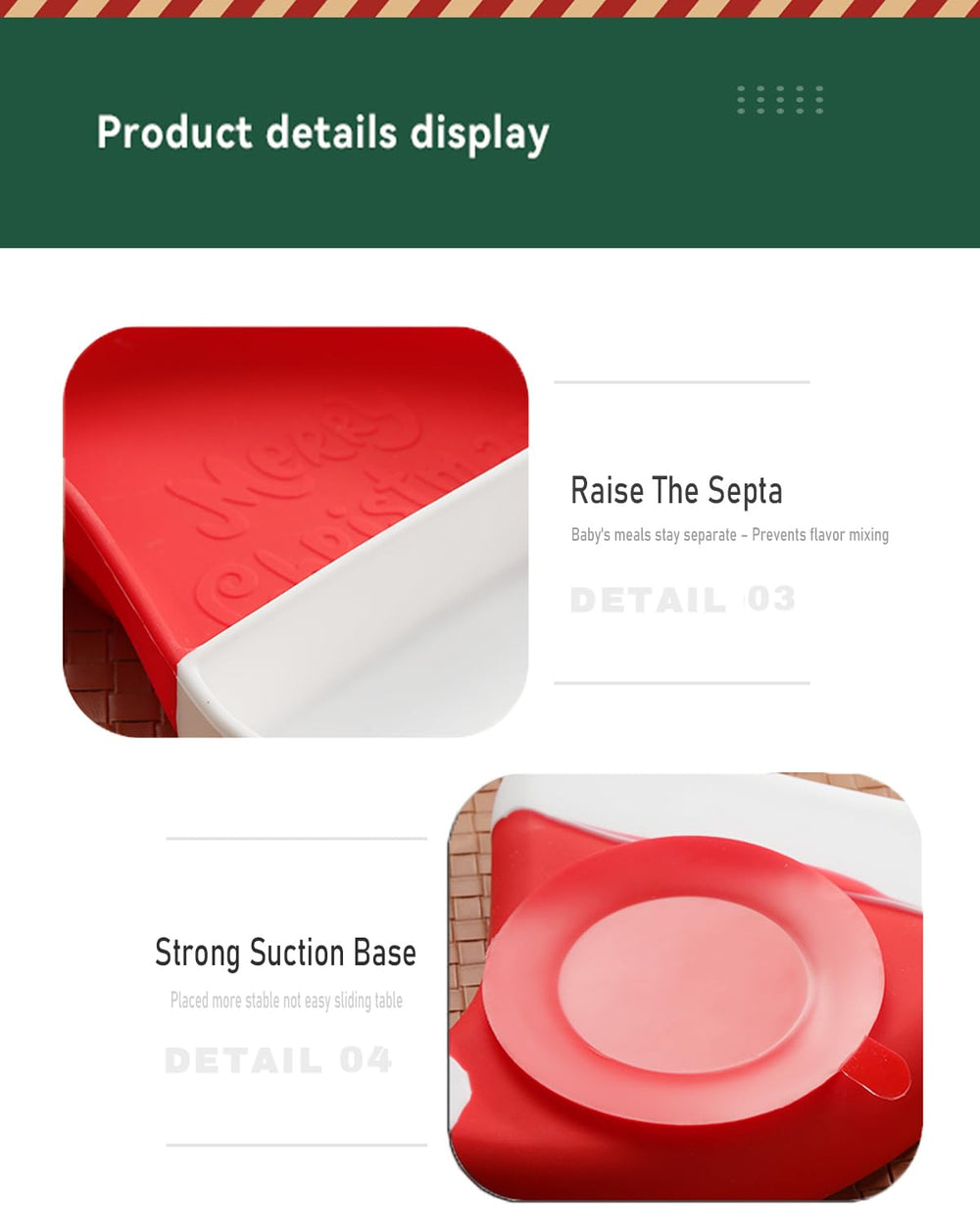 Bright colors and textures support sensory exploration during meals.