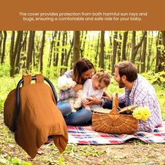 EDEN BLISS secure snap fasteners keep the cover in place during rides