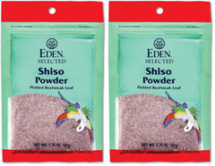 Eden Shiso Leaf Powder packaging, ideal for flavoring grains and salads.