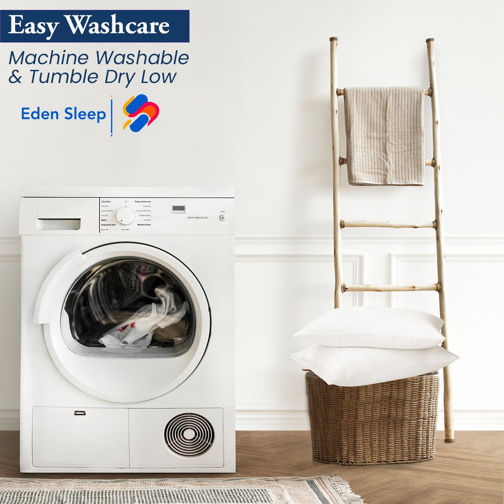 Eden Sleep care: machine wash cold, tumble dry low for best results