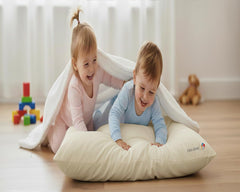 Eden Sleep pack of 2 ivory 12x16 toddler pillow cases protects travel pillows