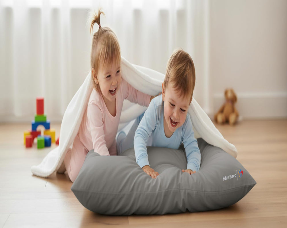 Eden Sleep pillowcase with zipper closure keeps travel pillow secure