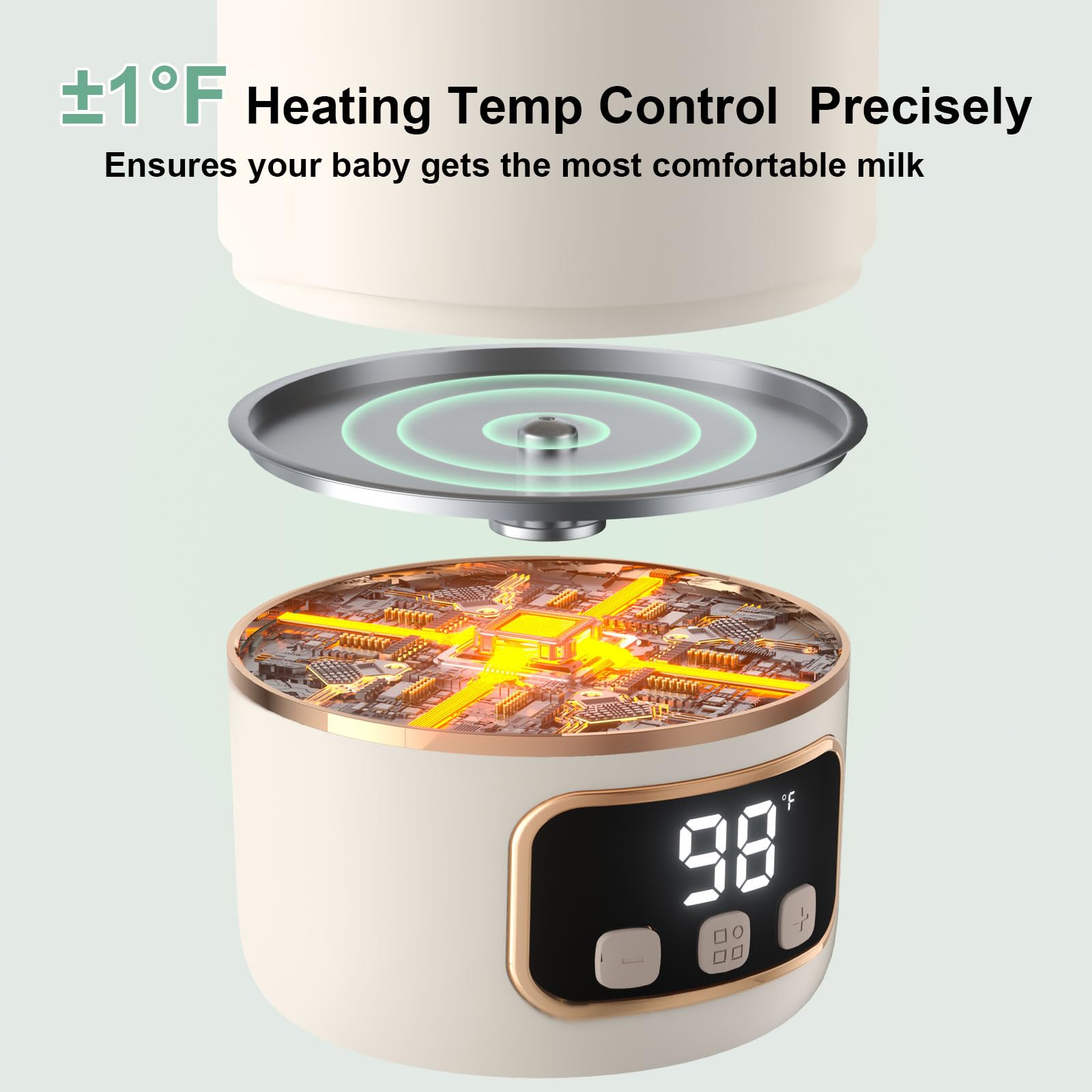 EDENPEER SUS316L stainless steel interior for safety and odor resistance