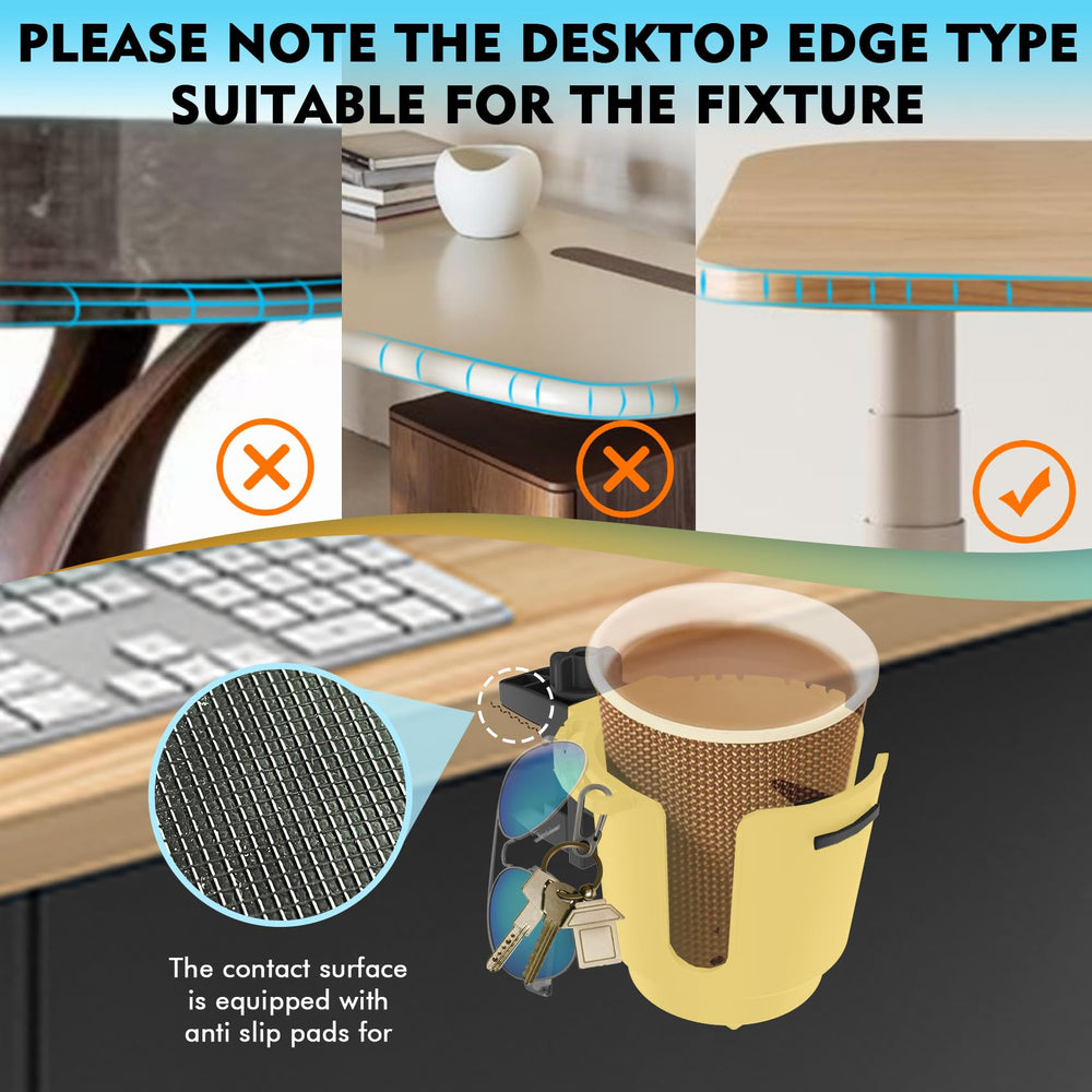 EDSRDUX spill-proof cup design helps protect laptops and papers.